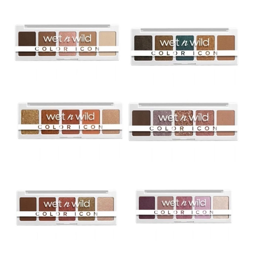WET’N’WILD Icon 5 shadows, set of Six.